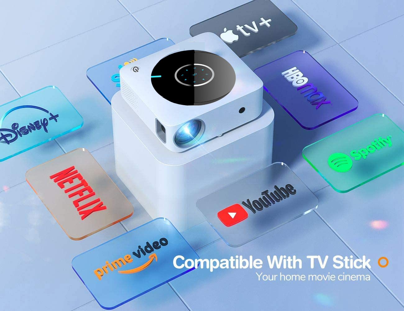 [New Amazon Hot Mini 1080p Projector] OEM ODM Factory Cheap Price Native 1080p Full HD Mini Portable LCD Home Theater Projector
