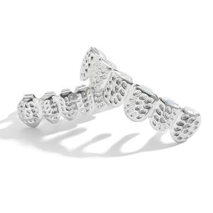 G002 Iced Out ทองเหลือง Grillz แฟชั่นเครื่องประดับผู้ชายและผู้หญิงปากฟัน Grillz - Product Image 4