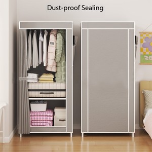Armoire de rangement simple pour la maison, armoire anti-poussière pour étudiants <span class=keywords><strong>en</strong></span> dortoir, armoire à chaussures, rangement pour vêtements, <span class=keywords><strong>casier</strong></span> de rangement <span class=keywords><strong>en</strong></span> gros - Product Image 2