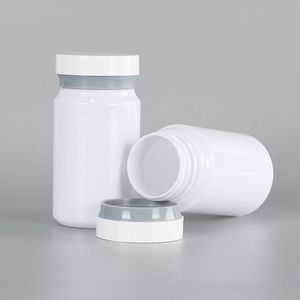 Custom PET <b>Pill</b> <b>Bottle</b> 100ml 120ml 150ml 170ml 200ml 250ml Vitamin Medicine Container Double Screw Cap Wholesale Supply - Product Image 6
