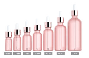 Botellas de Vidrio Cilíndricas Redondas Personalizables de 5ml, 15ml, 30ml, 50ml con Gotero, Muestra Gratis para Esencia Cosmética - Product Image 2
