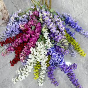 Popolare Laburnum Artificiale Pendente, Fiori di Fagiolo e Glicine Densi, Piante Verdi per Decorazioni Domestiche, Alberghi e Matrimoni - Product Image 4