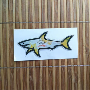 2025 Blnieece DIY防水鲨鱼卡通贴纸快速厂家批发手机衣服帽子装饰品 - Product Image 1