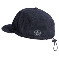 Casquette de baseball ajustée non structurée en tissu denim noir délavé OEM Nouveau style Casquette de papa vierge avec boucle réglable