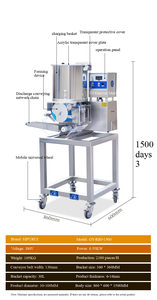 Highcapacity thịt Pie hình thức dòng máy tự động thịt Pie máy làm chính xác Hamburger patty tạo thành máy - Product Image 4