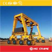 Grue portique à pneus en caoutchouc pour conteneurs, grue RTG 10 tonnes, 20 tonnes, 40 tonnes, 60 tonnes, transpalette portique 30 tonnes - Prix