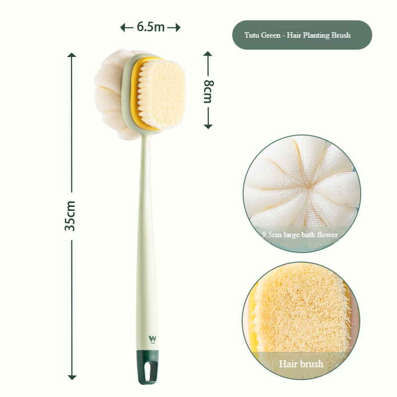 Brosse de plantation Tutu vert cheveux verts