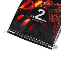 Sacs d'emballage pour riz en PP tissé durables avec impression flexo, poignée personnalisée, design réutilisable, couleur personnalisée, logo personnalisé, taille personnalisée