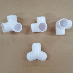 3 cách phụ kiện đường ống 3/4 inch đồ nội thất lớp kết nối PVC khuỷu tay DIY PVC khung sch40 PVC Ống TEE góc phù hợp - Product Image 2