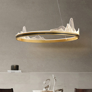 Lustre de luxe postmoderne nordique pour salon, salle à manger, chambre, bureau, espace commercial et résidentiel - Product Image 5