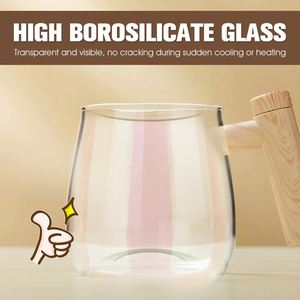 Automatic Mixing Cup Portable Coffee Cup Office Glass Inner Liner <b>Mug</b> Minimalist Design Electric Mixer - Product Image 4