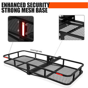 <span class=keywords><strong>Porte</strong></span>-bagages compact pour <span class=keywords><strong>remorque</strong></span> de camping, voiture, SUV, pick-up, fixation sur attelage, <span class=keywords><strong>porte</strong></span>-bagages arrière - Product Image 6