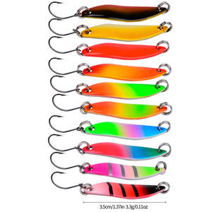 Señuelo de Pesca Metálico de Una Sola Pieza con Gancho de Doble Cara, Tipo Spinner, para Pesca en Océano, Trucha, Salmón y Lucio - Product Image 3