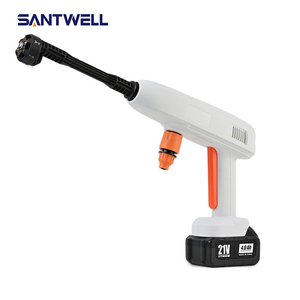 Pistola de Agua de Alta Presión Industrial Santwell con Motor sin Escobillas a Batería, Presión Máxima de 250 psi y Boquilla 6 en 1 - Product Image 2