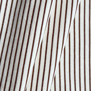 Hiver Rayures Polyester Spandex Velours Tissu doublé <span class=keywords><strong>polaire</strong></span> Tricot de poids moyen pour sous-vêtements et leggings thermiques brossés - Product Image 2