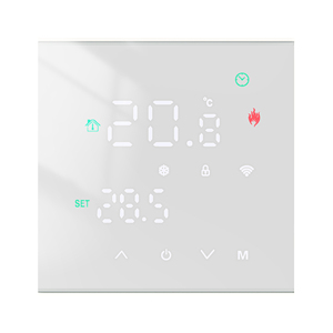 Tuya Maison Intelligente Thermorégulateur WiFi <span class=keywords><strong>Thermostat</strong></span> Écran Tactile Électrique Chauffage Au Sol <span class=keywords><strong>Chaudière</strong></span> Contrôleur D'affichage Couleur - Product Image 4