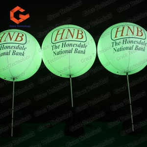 Globo Inflable Publicitario con Luz LED, Trípode Inflable Colorido con Impresión de Logotipo - Product Image 4