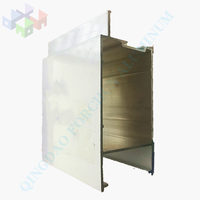 Profilés d'extrusion en aluminium gris argenté pour la fabrication de fenêtres et portes coulissantes colombiennes/costaréennes