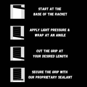 Pickle <b>Grips</b> Pickleball Paddle <b>Grip</b> <b>Tape</b> -- Moisture Wicking Paddle <b>Grip</b> Wrap - Product Image 3