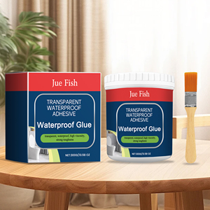 Jue Fish 300g adesivo impermeabile trasparente per il bagno per la casa piastrelle da parete perdono riparazione prevenzione materiali impermeabilizzanti - Product Image 2