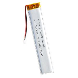 के. सी. बैटरी OEM नि: शुल्क नमूने <span class=keywords><strong>3</strong></span>.7V 1300mAh TW701893 बहुलक लिथियम आयन बैटरी - Product Image 3