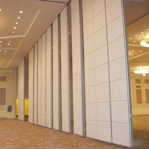 <span class=keywords><strong>Cloison</strong></span> Murale Amovible en Bois Insonorisée <span class=keywords><strong>de</strong></span> Couleur Crème, Porte Pliante Coulissante pour Salle <span class=keywords><strong>de</strong></span> Banquet et Salle à Manger - Product Image 4