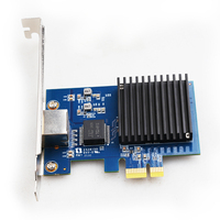 Tarjeta de red Ethernet 10G 1 puerto PCIe4.0-1X 10G RJ45 tarjeta Lan para Realtek8127(PXE) velocidades de red multigigabit soporte CE FCC