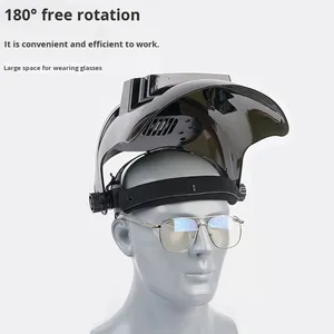 Casco <span class=keywords><strong>de</strong></span> Soldadura <span class=keywords><strong>con</strong></span> Oscurecimiento Automático, Montado en la Cabeza, Anti-Quemaduras, <span class=keywords><strong>Ventilador</strong></span> Facial, Alimentado por Batería <span class=keywords><strong>de</strong></span> Litio Solar, Control <span class=keywords><strong>de</strong></span> Retardo <span class=keywords><strong>de</strong></span> 0.1-0.8s, 1 Año <span class=keywords><strong>de</strong></span> Garantía - Product Image 2