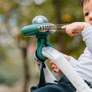 Новинка 2023, перезаряжаемый 4-скоростной ручной вентилятор на клипсе в форме капсулы, вентилятор для детской коляски