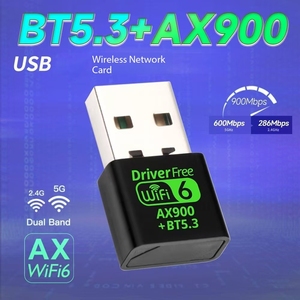 Jue Hong 900Mbps USB 2.0 Dongle wifi6 <span class=keywords><strong>Card</strong></span> không dây cho máy tính để bàn máy tính xách tay 5GHz Mini AP truyền máy chủ TV USB bên ngoài cổ - Product Image 5