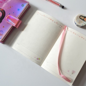 School and Office Supplies 2021 <strong>Kawaii</strong> Kids pink Cute Note Book Custom With Logo <strong>Pen</strong> and Notebook Gift Set - Product Image 4