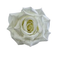 Fleurs artificielles en forme de rose, têtes de fleurs de 9 cm, fleurs individuelles en soie, pour allées de mariage, décorations murales, Saint-Valentin