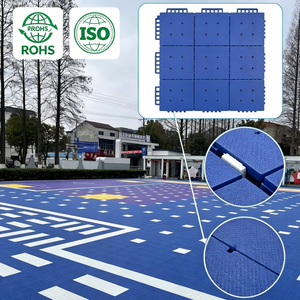 Kindergarten Playground Suspended Interlocking Floor <b>Tiles</b>, Safety Anti-slip Outdoor <b>Plastic</b> Sports Flooring interlocking sports - Product Image 1