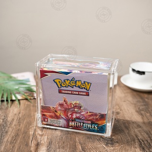 Factory Custom High Quality Transparent Acrylic Booster Box with Lid - Product Image 2