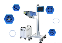 Machine de codage laser UV tout-en-un mobile 355 nm avec surveillance à distance haute performance pour codes QR/lot, emballages plastique/verre/PCB