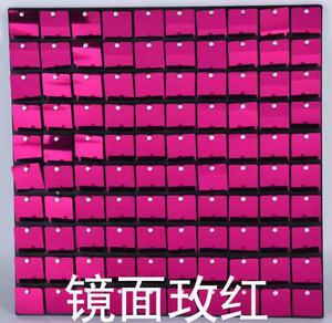 Portable Lightweight Sparkling <strong>Sequin</strong> PVC Backdrop Indoor Outdoor Use Shimmer <strong>Wall</strong> <strong>Panel</strong> Square - Product Image 6