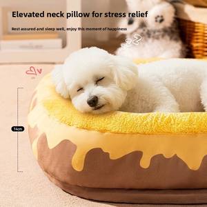 Lit pour <span class=keywords><strong>chien</strong></span> personnalisé, doux et confortable, coussin amovible et lavable, canapé pour animaux de compagnie, lit pour chiens et chats - Product Image 4