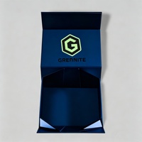 Boîte cadeau magnétique rigide écologique de luxe personnalisée avec logo en relief - Emballage haut de gamme pour cosmétiques, bijoux et électronique