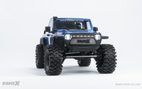 CROSSRC EMO X 4WD RC Rock Crawler à l'échelle 1/8 avec essieux portiques Rhino, boîte de vitesses à 2 rapports, blocage de différentiel, camion professionnel RTR pour hobby