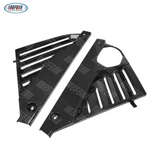 Pour 2020-2024 Chevrolet <span class=keywords><strong>Corvette</strong></span> C8 couvercle de baie de moteur de remplacement en Fiber de carbone véritable état neuf - Product Image 4