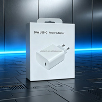 Cargador Portátil de Viaje de 20W con Carga Rápida, Adaptador Tipo C con Enchufe EU, UK, US, Cargador USB C para iPhone 16pro, 15, 14