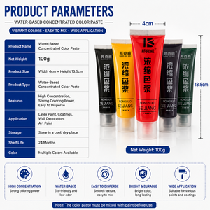 Pâte colorante aqueuse générale pour revêtements intérieurs et extérieurs, facile à disperser et à fort pouvoir couvrant - Product Image 3