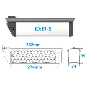 IR-5 Rhino, 36 В, 17,5 А/ч, 48 В/14 А/ч, скрытая аккумуляторная батарея для CTM Ebike Jeep FR 7000 МТФ, складной 2,2 Vakole <span class=keywords><strong>VT4</strong></span> Ebike - Product Image 2