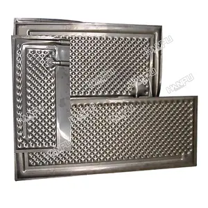 Waterproof Custom Vertical Heat Exchanger Pillow Plate Bundles Falling Film Chillers Dimple Evaporators Jacket Tank