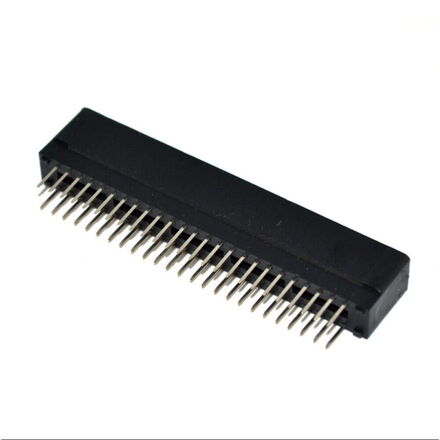 50 Pin ABS Black Connector for N64 Game Console Cartridge Slot and Host Slot Repair Parts Supports Wireless Connection