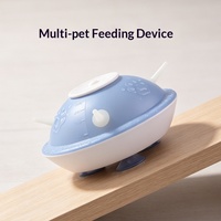 Kit d'alimentation multi-usages pour animaux de compagnie, biberon + plateau d'abreuvement pour chiots et chatons nouveau-nés, distributeur de lait pour animaux de compagnie