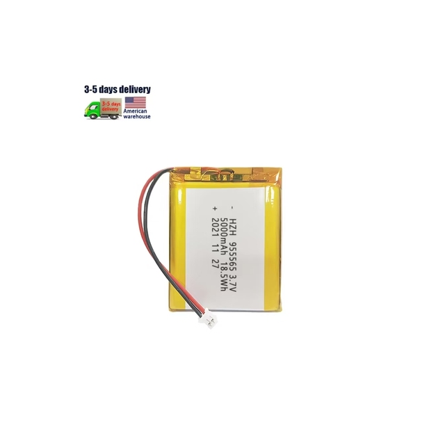 KC Polymer Lithium Battery 955565 5000mAh 18.5Wh 3.7V 800 Cycles for Remote Control Car Mobile Power Charging Bank Li Po