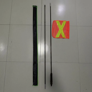 Mât de drapeau de 6 m pour véhicule tout-terrain, mât de drapeau rétractable, base fixe, mât de drapeau personnalisable, mât de drapeau de sécurité - Product Image 1