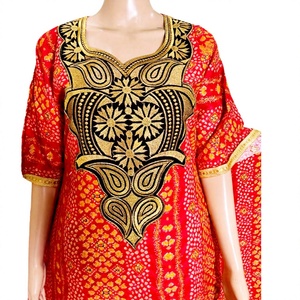 Nouvellement conçu à la main rayonne caftan robe pour adultes grande taille courte ethnique vêtements d'extérieur traditionnel musulman respirant - Product Image 1