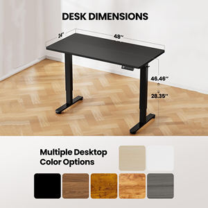 Escritorio de Oficina Eléctrico Ajustable al por Mayor, Mesa de Computadora con Ganchos, Escritorio de Oficina Moderno - Product Image 2